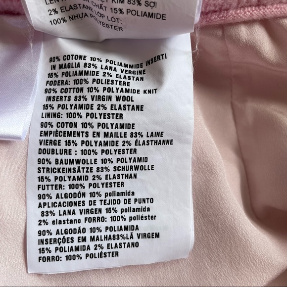 MIU MIU Prada Terry Cloth Midi Skirt w/ Stripe Knit Trim EU Size 40 US Size 4 - Picture 10 of 12